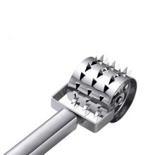Amaciador De Carne Rolo Manual Inox Amolecedor De Carne Q-2530