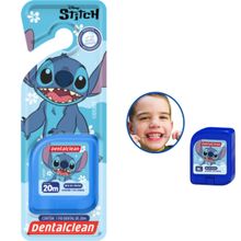 FIO DENTAL INFANTIL STITCH MIX DE FRUTAS - 20M - DENTALCLEAN