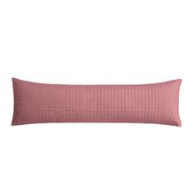 Porta Travesseiro Abraço Plaza 50cmx150cm Rosa Antigo Lavive