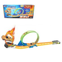 Pista de Corrida com Lançador Loop 360º