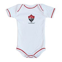 Body Bebê Vitória Oficial Branco - Torcida Baby