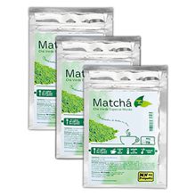 Kit 3X: Matchá Chá Verde Moído MN Food 40g