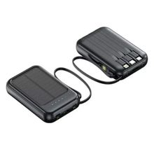 Bateria Solar Portátil Carregador Power Bank 10.000mAh