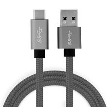 Cabo USB+ Tipo C 1 Metro 2,4A Carga Rápida Cel Tablet Note