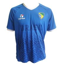 Camiseta Topper Brasil II Masculino - Azul