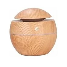 Difusor Aromatizador Ultrassônico Madeira LED 130ml