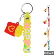 Chaveiro de Silicone 13cm Modelos Sortidos - Tudo em Caixa