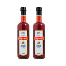 Kit 2X: Vinagre de Vinho Tinto Italiano Paganini 500ml