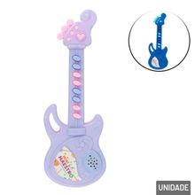 Guitarra Musical de Plástico à Pilha Color - Tudo em Caixa