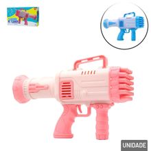 Pistola Lança Bolhas 28cm à Pilha Color - Tudo em Caixa