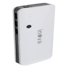 Carregador Portátil Power Bank 10000mah Branco Mu-1019 Inova