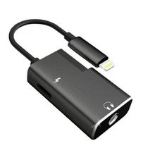 Adaptador de áudio e carregamento simultâneo P2 e lightning
