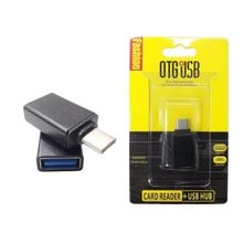 Adaptador Otg Tipo C Usb 3.0 Metal Dourado