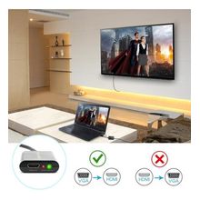 Cabo Adaptador Conversor Vga Para Hdmi Com Saída P2 De Áudio