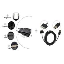 Kit Cabo Usb + Carregador Tablet Galaxy Tab P1000