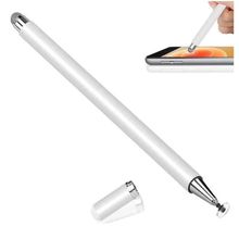 Caneta Capacitiva Metal Touch Screen para Tablet, Kindle, Galaxy e iPad Prata