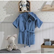 Roupão Bebê com Capuz Velour PBB Dohler