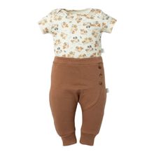 Conjunto Bebê Body Longo + Calça Culote Doguinhos - Hug
