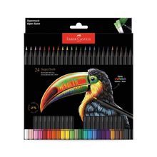LAPIS DE COR 24 CORES SUPER SOFT NOVA EDICAO FABER CASTELL