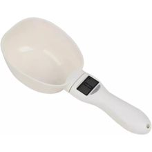 Colher Medidora Dosadora Balança Digital LCD Concha para Cozinha Pet Ração Gato Cachorro Ervas Alimentos