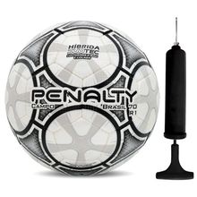 Kit Bola Campo Penalty Brasil 70 R1 XXIII + Bomba De Ar