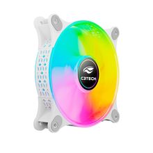 Cooler Fan Gamer 120mm ARGB 6 Pinos 12V DC F9-L170RGB Branco