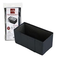 Organizador de Gaveta TNT 13x28cm Cinza - Tudo em Caixa