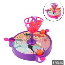 Mini Jogo de Basquete 8 Peças Princesas Color - Tudo em Caixa