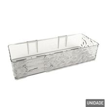 Organizador Multiuso de Plástico 28x11x6cm Adesivo - Tudo em Caixa
