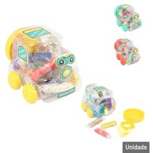 Massinha de Modelar 16 Peças no Carrinho Color - Tudo em Caixa