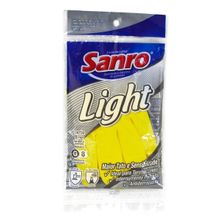 Luva de Látex PAR Tamanho G Multiuso Sanro Light - Tudo em Caixa