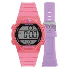 Relógio Mormaii Feminino Ref:Mo22700a/t8t Digital Troca Pulseira