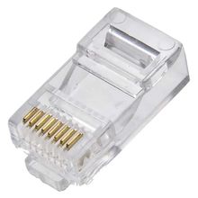 Caixa com 100 Unidades de Conector RJ45 CAT.6 8P8C XC-CRJ-6 - X-Cell
