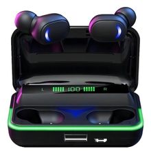 Headphone Sem Fio Black e Power Bank Portátil Integrado Carregamento Rápido