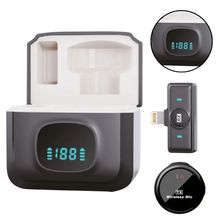 Microfone Lapela Sem fio Compatível iPhone Case Carregamento