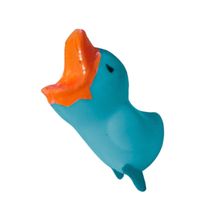 Proteção decorativa para cabo lightning patinho unicórnio - patinho azul