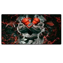 Mouse Pad Gamer Extra Grande Guerreiro Lutador Base Antiderrapante