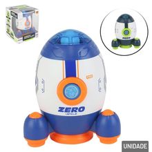 Foguete de Plástico com Carrinho de Fricção Color - Tudo em Caixa