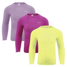 Kit 3 Camisas Térmicas Selene Proteção UV50+ Infantl