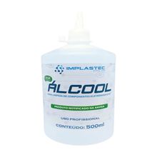 Álcool P/ Limpeza De Eletrônicos Pci 500ml Implastec