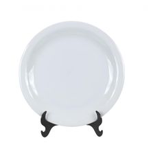 Jogo de Prato Raso de Mesa Jantar 8 Peças Ceramica Porcelart