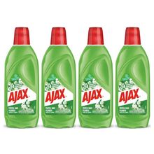 Kit 4 Limpador Ajax Festa Das Flores - Flores do Campo 500Ml