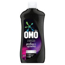 Kit 3 Sabão Líquido OMO Roupas Finas e Delicadas Roupas Pretas e Escuras 900ml