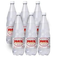 ÁGUA MINERAL PRATA COM GÁS 1,27L PACK C/6UNID