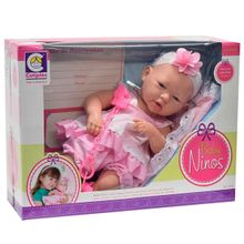 Boneca Baby Ninos Bebê Recém Nascida Cotiplás - 2032