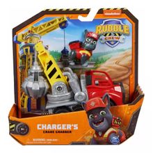 Patrulha Canina Rubble e Crew Veículo e Boneco Charger Sunny