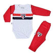 Conjunto Bebê São Paulo Body e Calça Oficial