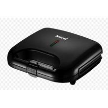 Sanduicheira e Grill Preta Amvox LED ON/OFF 750W AMS 370 BLACK