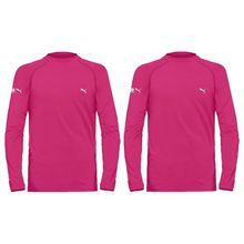 Kit 2 Camisas Térmica Puma UV50+ Manga Longa Infantil