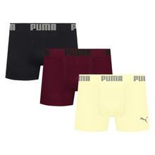 Kit 3 Cuecas Puma Boxer Sem Costura Masculina